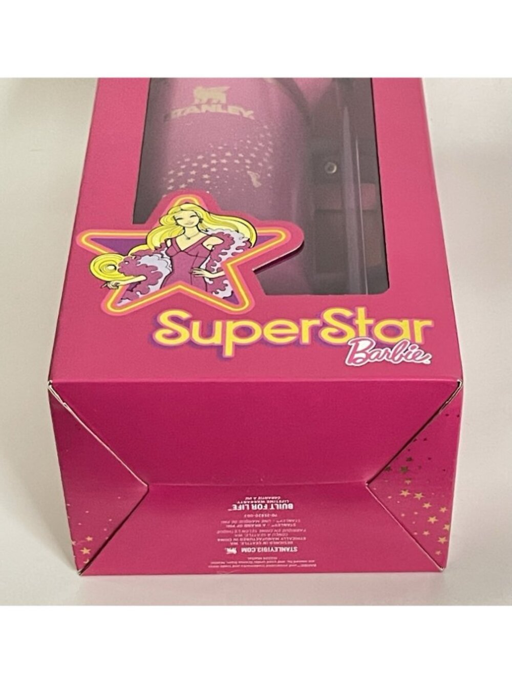 Stanley x Barbie SuperStar 40oz Quencher H20 Tumbler 65th Anniversary NIB 70's - Picture 7 of 9
